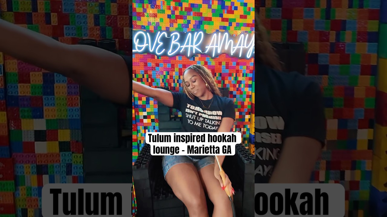 Tulum inspired hookah lounge | Bar Amaya #foodreview #atlfoodie #mariettaga #foodie ￼