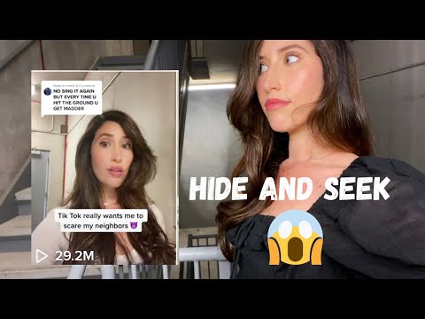 "HIDE AND SEEK" IN A STAIRWELL (Full Cover) 😱 *Tik Tok Viral!*