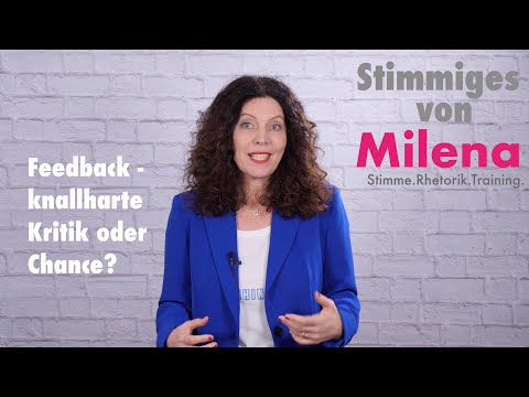 Konstruktives Feedback: So machen Sie es richtig! Tipps von Profi-Sprecherin Milena Hardt