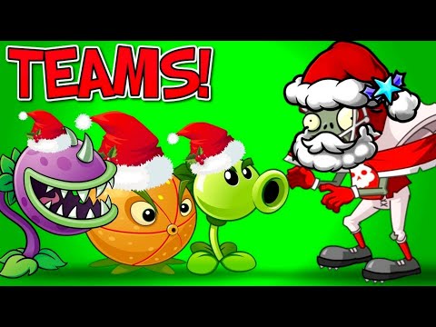 PVZ 2 - RANDOM Team Plants Power-Up! Vs All-Star Zombie LEVEL10!