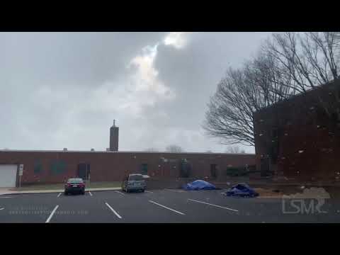 01-20-2021 Hatboro, PA - Intense Snow Squall moving through Bucks County