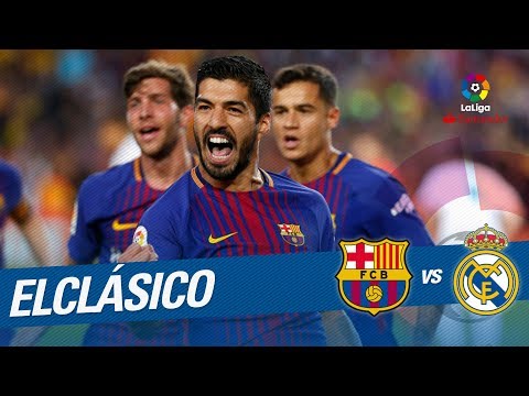 Goal of Luis Suárez (1-0) FC Barcelona vs Real Madrid
