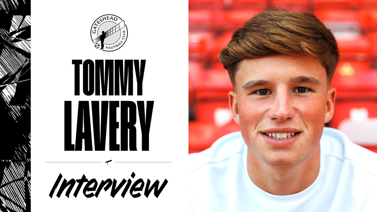 “Play football, win games” 😤 | Tommy Lavery joins Gateshead | FIRST INTERVIEW