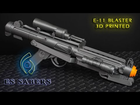 E-11 Blaster - 3D Printed