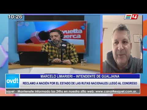 Marcelo Limarieri reclamó por las rutas nacionales y el impacto del deterioro vial en Chubut