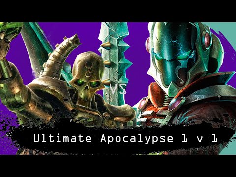 Dawn of War  Ultimate Apocalypse 1 v 1 Necrons (Keuken) vs Eldar (TheBlastFurnace)