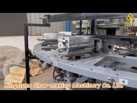 Rotary Type Plastic Shoes Making Machine Women Men 110-150 Pairs / Hour