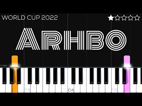 Arhbo featuring Ozuna & GIMS | FIFA World Cup 2022™ | EASY Piano Tutorial