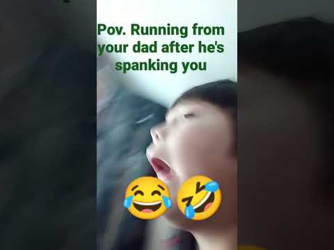 when your dad's spanking you 🤣🤣