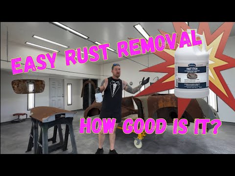 Removing rust with Eastwood Fast Etch! How good is it?