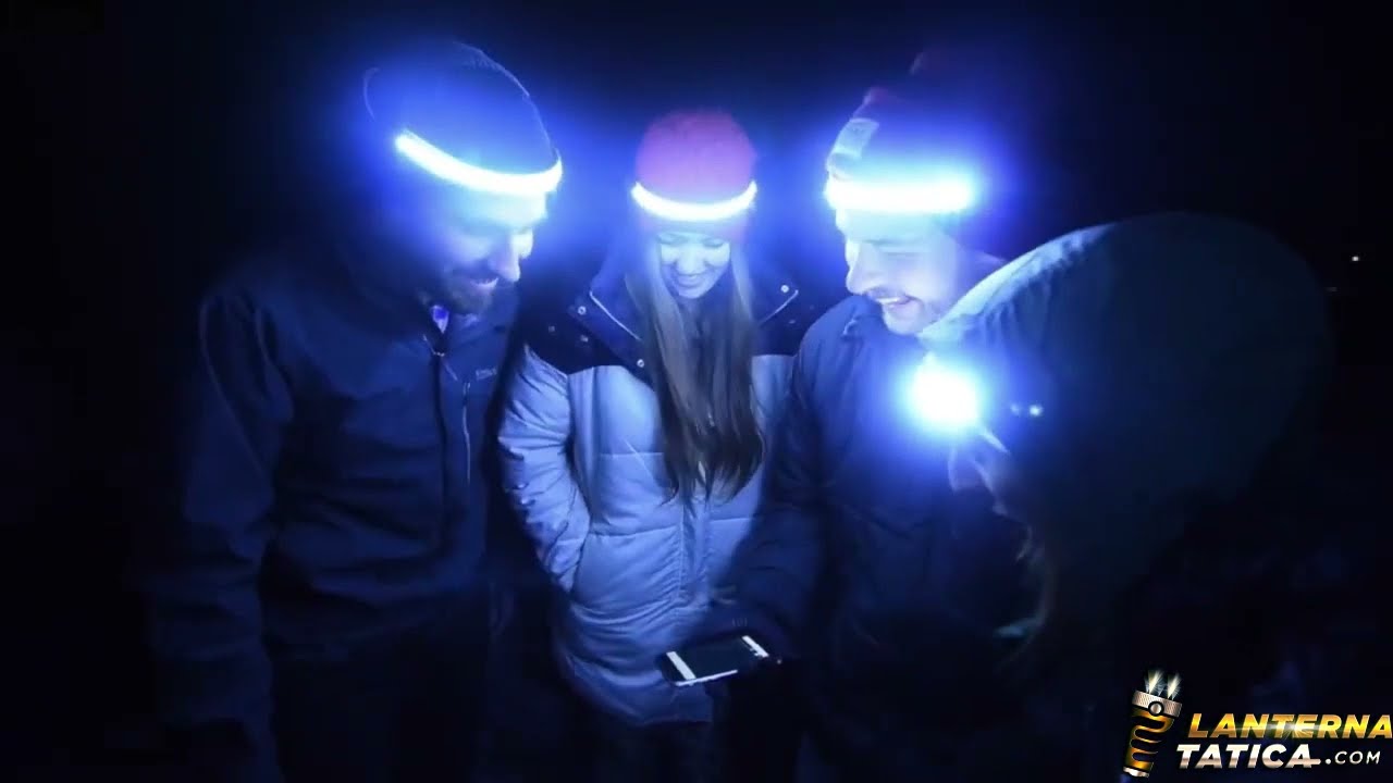 Lanterna de Cabeça Profissional Nanobar Headlamp Com Sensor de Movimento Bateria Recarregável USB