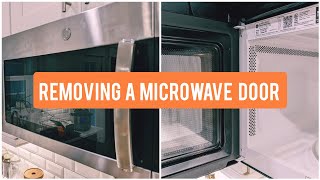 How to Remove a Microwave Door (GE)