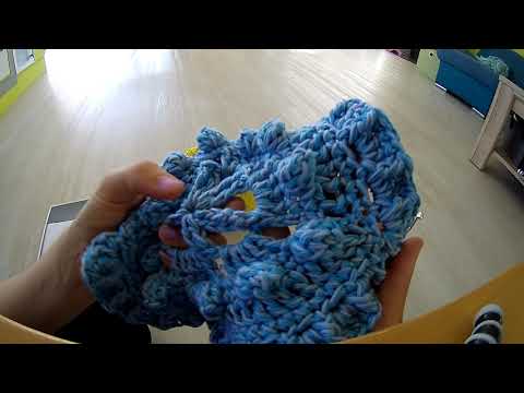 Mandala brezrokavnik, 10. krog, bunkice