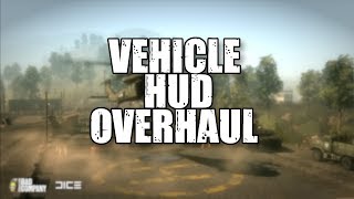 Vehicle HUD Overhaul - 21-9 Showcase Comparison BFBC2 Mods