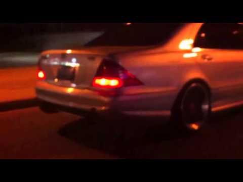 Mercedes W220 S600 biturbo amazing sound exhaust