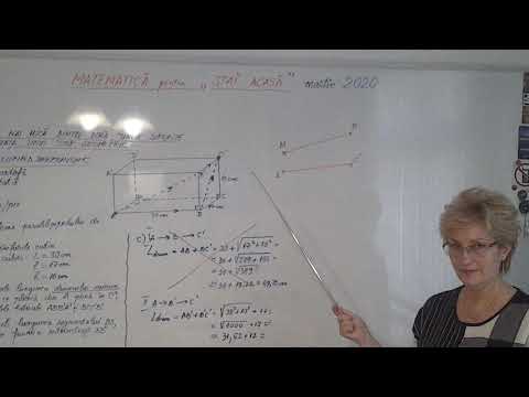 MATEMATICA pentru "STAI ACASA"
