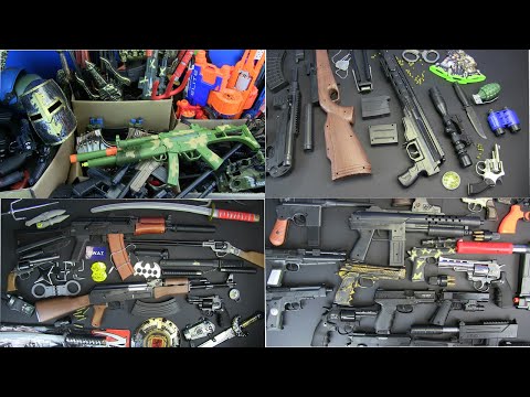 Box of Toys ! MG Surprise Toys COMPILATION - Military&Police Guns Toys & Equipment Weapons Toys