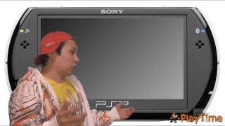 preview picture of video 'Смешной обзор двух игровых приставок DNS и PSP Go'