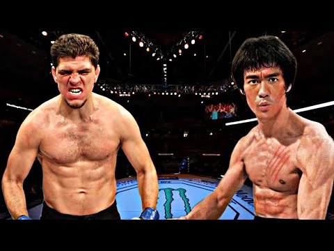 BRUCE LEE VS NICK DIAZ 😰😱🥶*GANGSTA* (EA SPORTS UFC 4) UFC KNOCKOUTS | BRUCE LEE FIGHT | UFC 2023