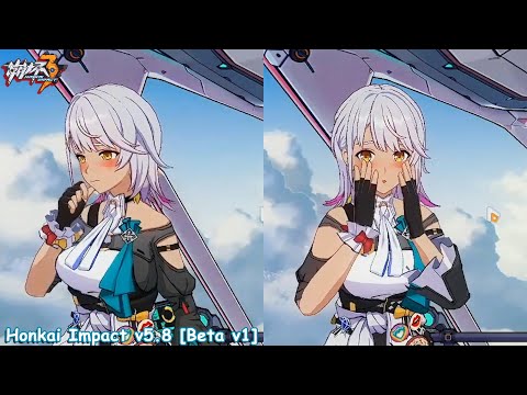 Carole reaction to the new outfit is so cute| Honkai Impact v5.8 [BETA v1]