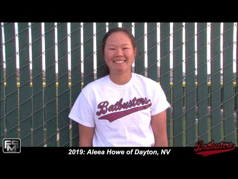 2019 Aleea Howe Outfield and Second Base Softball Skills Video - Batbusters