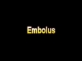 What Is The Definition Of Embolus Medical Dictionary Free Online