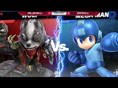 VS Weekly 4/4/19 - Grand Finals - AMG | 8BitMan (Wolf) vs Morpheus (Mega Man/Snake) - SSBU