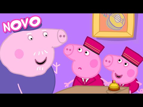 Capa de Peppa Pig Português Brasil | O Hotel da Peppa | NOVO Contos da Peppa Pig