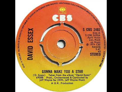 UK New Entry 1974 (223) David Essex - Gonna Make You A Star