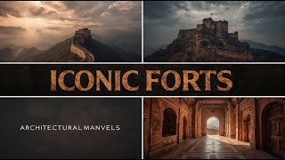 A 4K Tour of the World's Most Iconic Forts: Castles, Citadels Defensive Walls | Great Wall, Red Fort