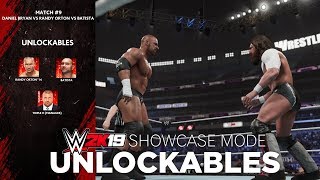 WWE 2K19 | ALL SHOWCASE UNLOCKABLES