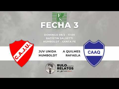 Juventud Unida (H) 🆚 Argentino Quilmes (R) | Fecha 3 | Copa Federación
