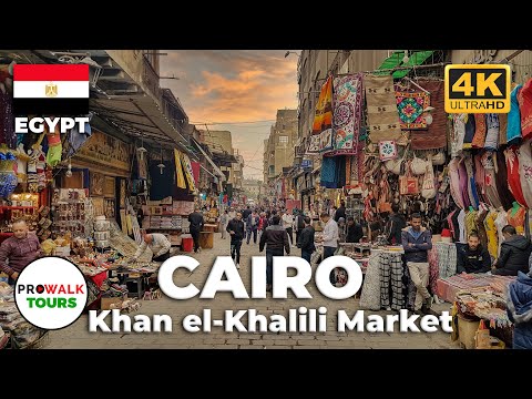 Cairo's Khan el-Khalili Walking Tour (4K/60fps) 4.7 Million Views & Counting! 🇪🇬🚶‍♂️