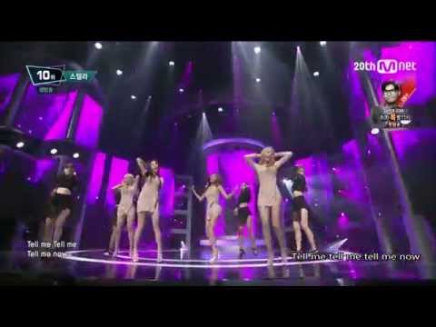 [HD中字]150730 Stellar(스텔라)-Vibrato(떨려요)@M! Countdown