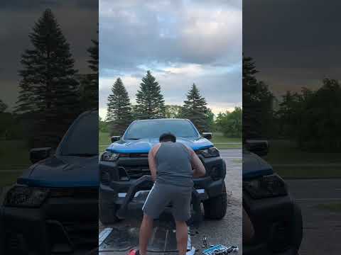 2023 Chevy Colorado Trail boss front guard install