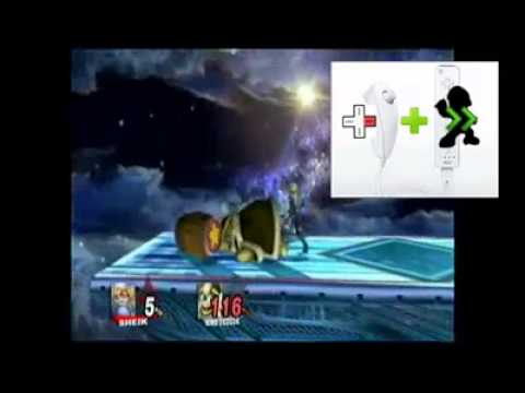SSBB Sheik's Moveset