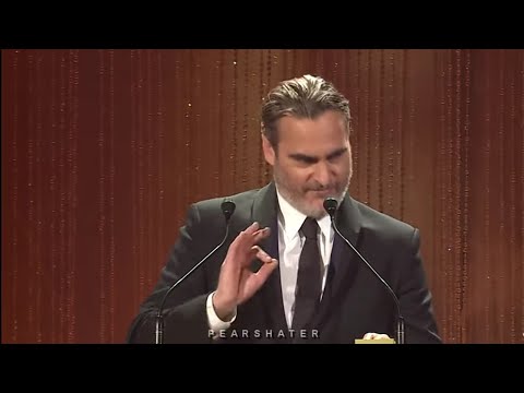 Joaquin Phoenix being chaotic for 8 minutes straight