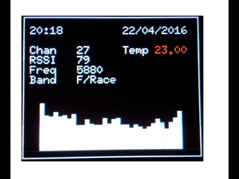 VMFT (Vortecks Multi Function Tool) 5.8ghz scanner with Teensy & 1.8" OLED