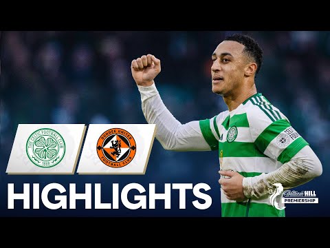 Celtic 3-0 Dundee United | Idah Scores In Third Consecutive SPFL Game 🔥 | William Hill Premiership