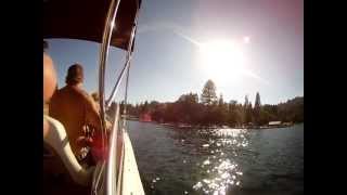 preview picture of video 'Cruising around Lake Arrowhead with both boats.'