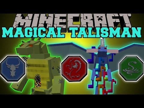 Minecraft: MAGICAL TALISMANS (SPECIAL MAGIC ABILITIES AND POWERS!) Mod Showcase