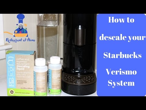How to de-scale the Starbucks Verismo System!!