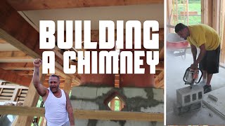 Building a Chimney and staying in a HAUNTED Mansion!