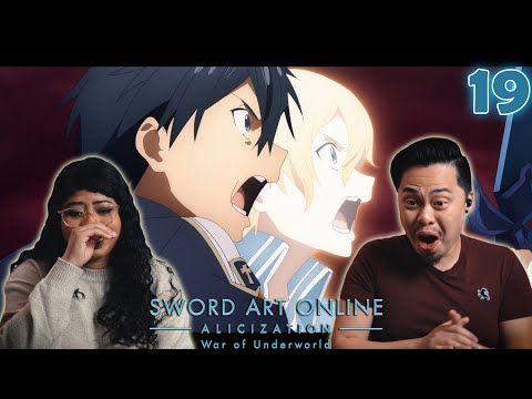 KIRITO AND EUGEO DUO ⚔ Sword Art Online Alicization: War of the Underworld Episode 19 Reaction