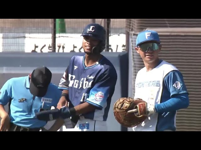 【ファーム】変化球を上手く捉えた!! ライオンズ・モンテルのタイムリーでリードを広げる!! 2024年6月12日 北海道日本ハムファイターズ 対 埼玉西武ライオンズ