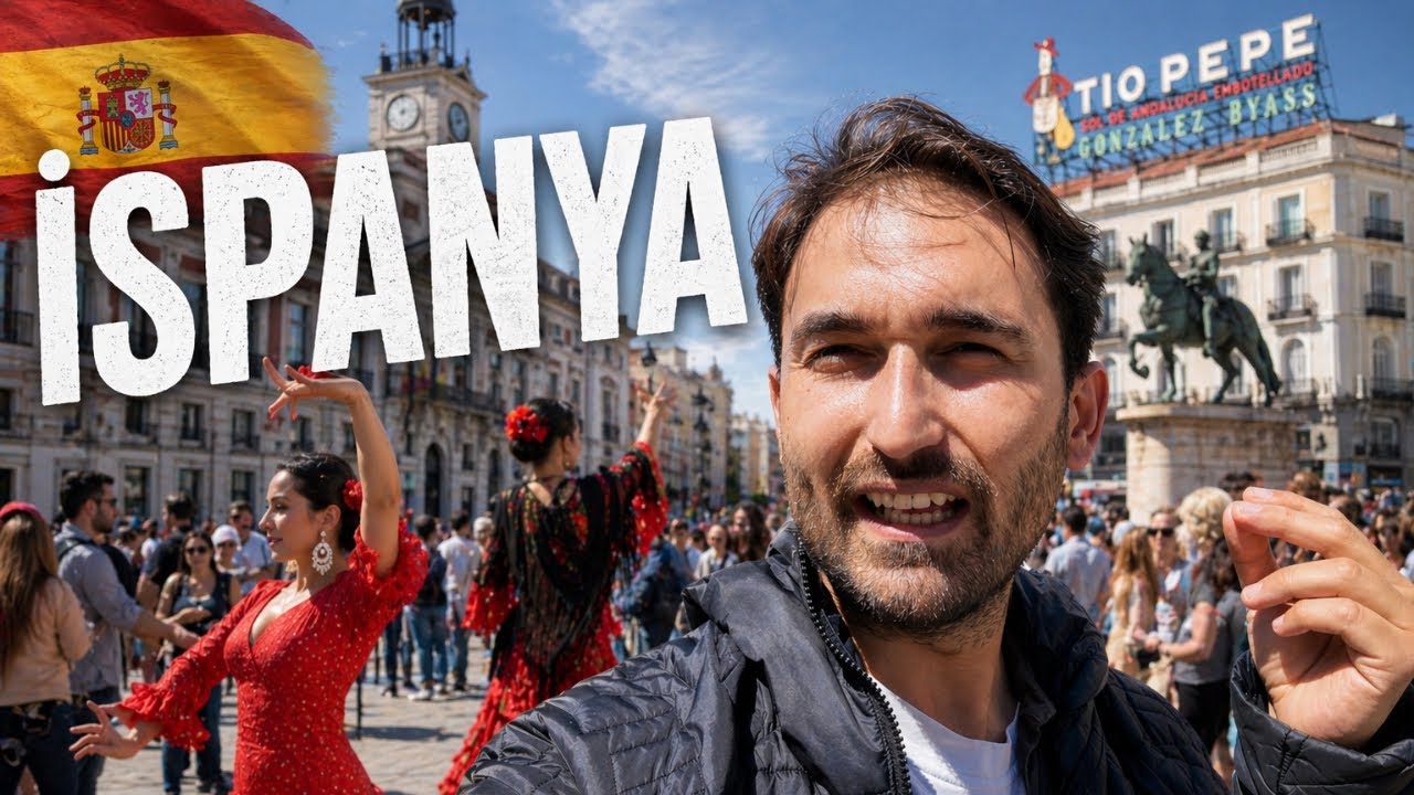 My First Day in SPAIN: Streets, Food and Life in Madrid 🇪🇸
