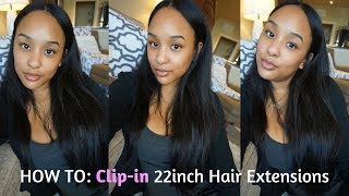 HOW TO: Clip-in 22 inch Hair Extensions | Irresistible Me