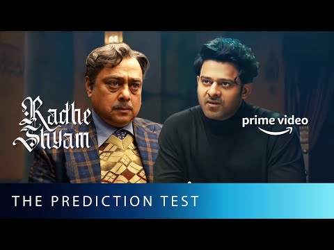 Will Prabhas Pass The Ultimate Prediction Test? | Radhe Shyam | Sachin Khedekar | Amazon Prime Video