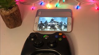 How to connect an xbox 360 controller to your iphone