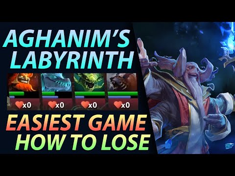 Dota 2 - Aghanim' Labyrinth - Easiest Game Mode Ever Made